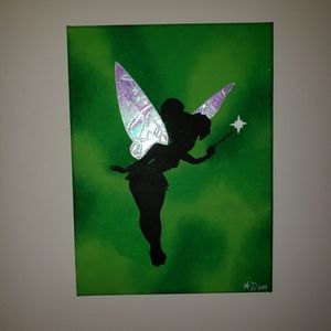 Haindpainted fairy painting